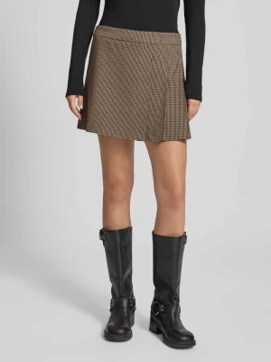 Spódnica mini z dodatkiem wiskozy z plisami Gina Tricot