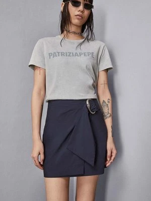 Spódnica mini z domieszką bawełny PATRIZIA PEPE