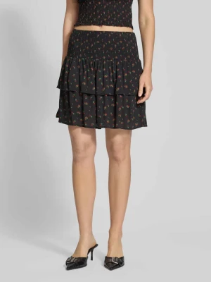 Spódnica mini z efektem dwóch warstw REVIEW