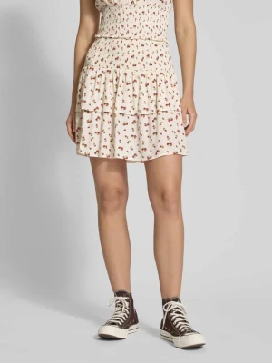 Spódnica mini z efektem dwóch warstw REVIEW