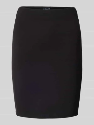 Spódnica mini z elastycznym pasem Pieces
