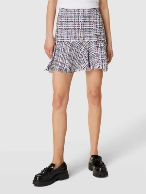 Spódnica mini z imitacji bouclé model ‘SUMMER’ Karl Lagerfeld