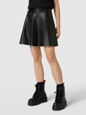 Spódnica mini z imitacji skóry model ‘ANDY’ Noisy May