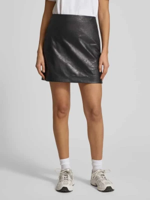 Spódnica mini z imitacji skóry model ‘GENTILIE’ drykorn