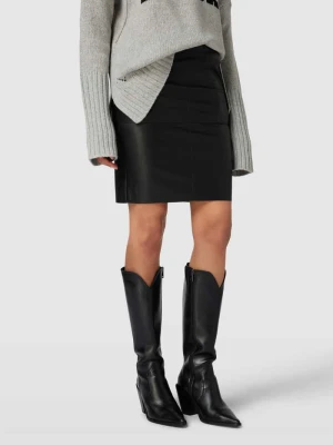 Spódnica mini z imitacji skóry model ‘OLYMPIA’ Vero Moda