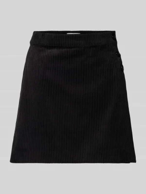 Spódnica mini z imitacji sztruksu model ‘Marlie’ MbyM