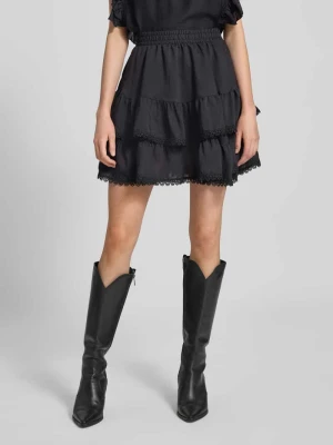 Spódnica mini z koronką szydełkową model ‘Boho’ Gina Tricot