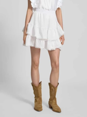 Spódnica mini z koronką szydełkową model ‘Boho’ Gina Tricot