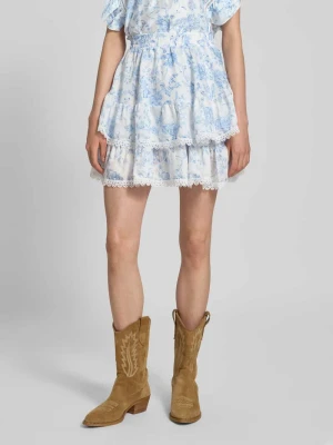 Spódnica mini z koronką szydełkową model ‘Boho’ Gina Tricot