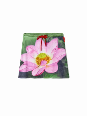 Spódnica mini z kwiatem lotosu Tyler McGillivary Desigual