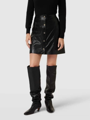 Spódnica mini z listwą guzikową model ‘CAROLA’ Guess