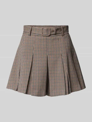 Spódnica mini z materiałowym paskiem model ‘BEN’ SUNCOO PARIS