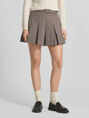 Spódnica mini z materiałowym paskiem model ‘BEN’ SUNCOO PARIS