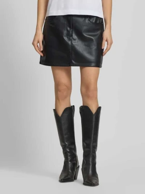 Spódnica mini z materiału skóropodobnego Calvin Klein Jeans