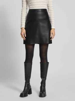 Spódnica mini z materiału skóropodobnego Christian Berg Woman