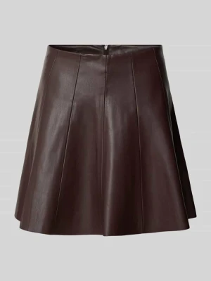 Spódnica mini z materiału skóropodobnego Rich & Royal