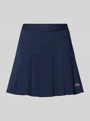 Spódnica mini z mieszanki bawełny Lacoste Sport