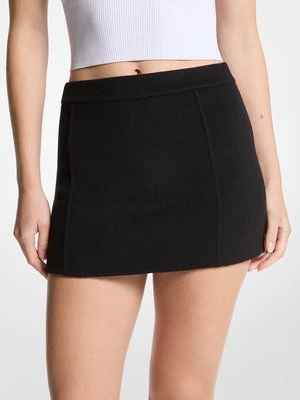 Spódnica mini z mieszanki wełny MICHAEL Michael Kors
