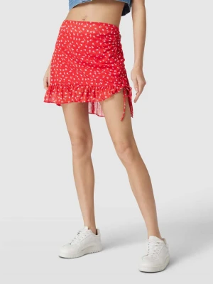 Spódnica mini z nadrukiem na całej powierzchni Review