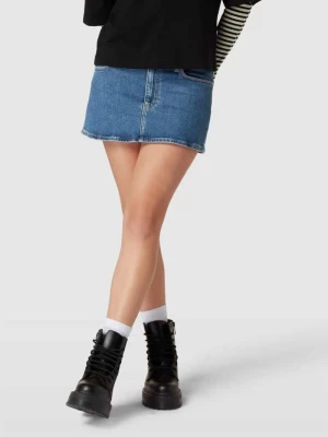 Spódnica mini z naszywką z logo model ‘MICRO’ Calvin Klein Jeans