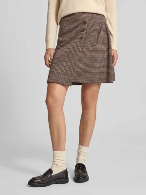 Spódnica mini z ozdobnymi guzikami MORE & MORE