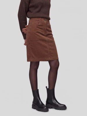 Spódnica mini z rozcięciem z tyłu Tom Tailor Camel