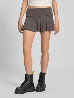 Spódnica mini z szerokim, elastycznym pasem model ‘Elli’ Weekday