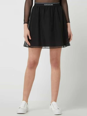 Spódnica mini z szyfonu Calvin Klein Jeans