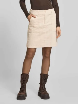 Spódnica mini z wpuszczanymi kieszeniami model ‘Reah’ Opus