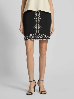 Spódnica mini z wycięciami model ‘Valembroi’ Boss Orange