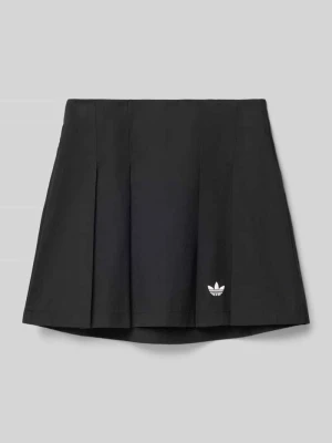 Spódnica mini z wyhaftowanym logo adidas Originals