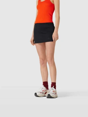spódnica mini z wyhaftowanym logo Vetements Czarny