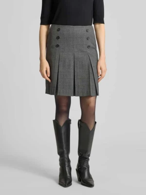 Spódnica mini z wzorem glencheck MORE & MORE