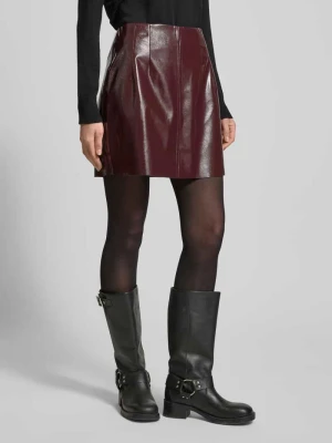 Spódnica mini z zakładkami w pasie model ‘Hemie’ NEO NOIR