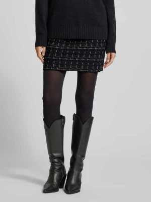 Spódnica mini z zamkiem błyskawiczny Liu Jo White