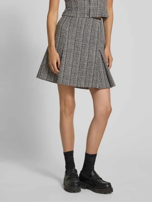 Spódnica mini z zamkiem błyskawicznym z tyłu model ‘Ratira’ HUGO