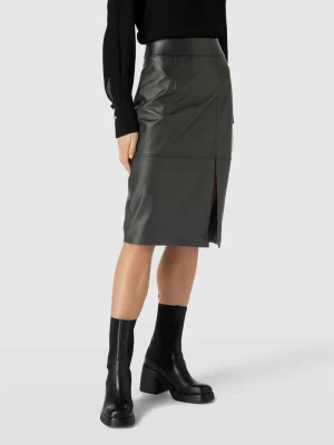 Spódnica mini ze skóry model ‘Setora’ BOSS Black Women