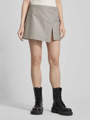 Spódnica mini ze wzorem w paski model ‘Mel’ Weekday