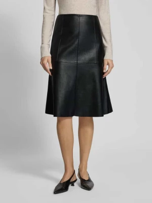 Spódnica o długości do kolan z imitacji skóry s.Oliver BLACK LABEL