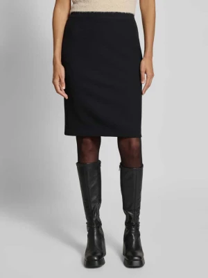 Spódnica o długości do kolan z zapięciem na guzik i zamek błyskawiczny Marc Cain