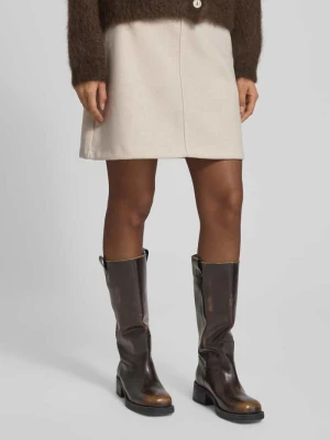 Spódnica o długości do kolan ze szwem działowym model ‘ROS Rylieh’ Opus