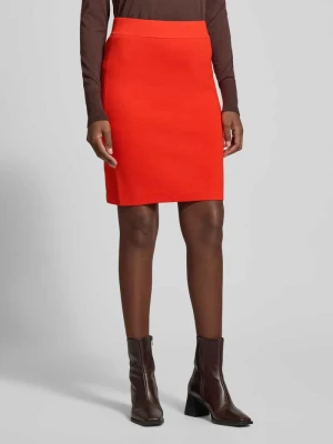 Spódnica o kroju regular fit z imitacji dzianiny Christian Berg Woman