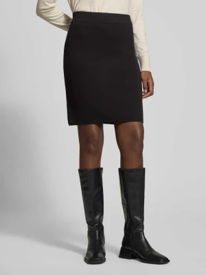 Spódnica o kroju regular fit z imitacji dzianiny Christian Berg Woman