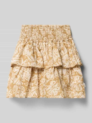 Spódnica o kroju regular fit z kwiatowym nadrukiem na całej powierzchni Garcia