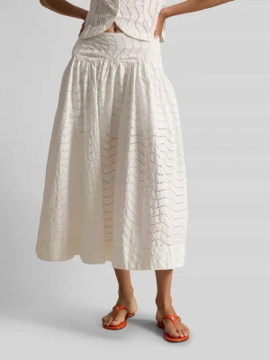 Spódnica o linii a maxi z czystej bawełny Polo Ralph Lauren