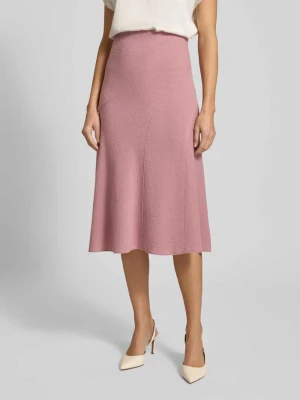 Spódnica o linii A z żywej wełny parzonej model ‘VICENA’ Boss
