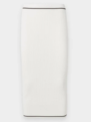 Spódnica ołówkowa Armani Exchange mleczny