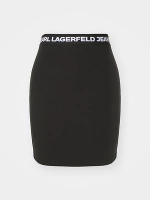 Spódnica ołówkowa KARL LAGERFELD czarny