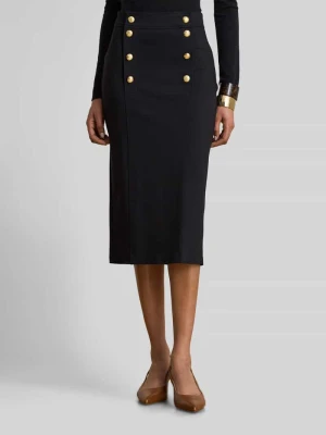 Spódnica ołówkowa o kroju tapered fit z mieszanki wiskozy Lauren Ralph Lauren