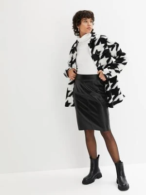Spódnica ołówkowa z imitacji skóry bonprix